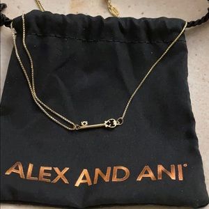 Skeleton key adjustable necklace- ALEX AND ANI.